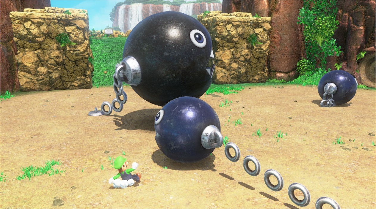 Luigi in Sand Kingdom