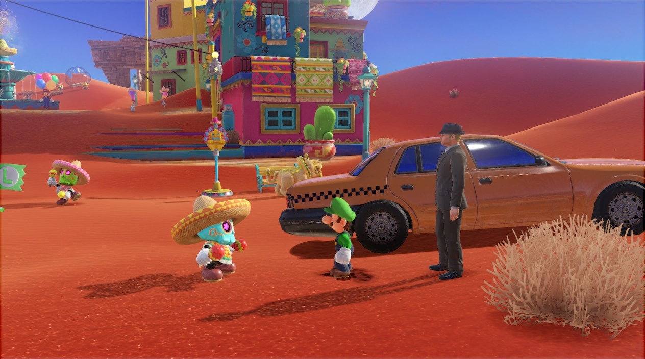 Luigi in Sand Kingdom